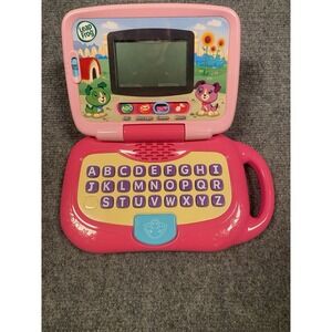 LeapFrog 2 In 1 My Own Leaptop Touch Laptop Tablet Computer Pink Works Great!!
